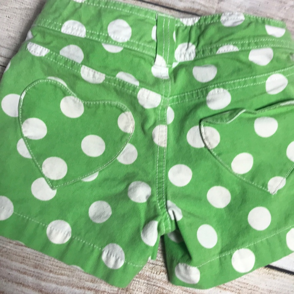 Mini Boden | girls shorts size 7/8 polka dot heart - Picture 12 of 12